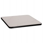 ΕΠΙΦΑΝΕΙΑ ΤΡΑΠΕΖΙΟΥ SINTERED STONE ΤΕΤΡΑΓΩΝΗ HM6655 02 ΠΛΑΙΣΙΟ ALU ΜΑΥΡΟ 80x80εκ c559499