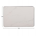 ΕΠΙΦΑΝΕΙΑ ΤΡΑΠΕΖΙΟΥ SINTERED STONE ΟΡΘΟΓΩΝΙΑ HM6656 02 ΠΛΑΙΣΙΟ ALU ΜΑΥΡΟ 120x80εκ c559500