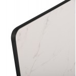 ΕΠΙΦΑΝΕΙΑ ΤΡΑΠΕΖΙΟΥ SINTERED STONE ΟΡΘΟΓΩΝΙΑ HM6656 02 ΠΛΑΙΣΙΟ ALU ΜΑΥΡΟ 120x80εκ c559500