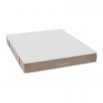 Κρεβάτι με στρώμα Mago-Nemesis pakoworld ύφασμα ανθρακί 150x200εκ c559580