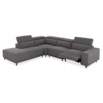 ΚΑΝΑΠΕΣ ΑΡΙΣΤΕΡΗ ΓΩΝΙΑ 5Θ ΜΕ RECLINE LUNARIS HM3316 01L ΓΚΡΙ ΥΦΑΣΜΑ 307x267x94Yεκ c560014