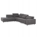ΚΑΝΑΠΕΣ ΑΡΙΣΤΕΡΗ ΓΩΝΙΑ 5Θ ΜΕ RECLINE LUNARIS HM3316 01L ΓΚΡΙ ΥΦΑΣΜΑ 307x267x94Yεκ c560014