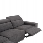 ΚΑΝΑΠΕΣ ΑΡΙΣΤΕΡΗ ΓΩΝΙΑ 5Θ ΜΕ RECLINE LUNARIS HM3316 01L ΓΚΡΙ ΥΦΑΣΜΑ 307x267x94Yεκ c560014