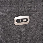 ΚΑΝΑΠΕΣ ΑΡΙΣΤΕΡΗ ΓΩΝΙΑ 5Θ ΜΕ RECLINE LUNARIS HM3316 01L ΓΚΡΙ ΥΦΑΣΜΑ 307x267x94Yεκ c560014