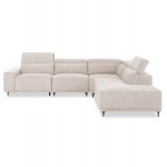 ΚΑΝΑΠΕΣ ΑΡΙΣΤΕΡΗ ΓΩΝΙΑ 5Θ ΜΕ RECLINE LUNARIS HM3316 02L ΕΚΡΟΥ ΥΦΑΣΜΑ 307x267x94Yεκ c560017
