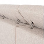 ΚΑΝΑΠΕΣ ΑΡΙΣΤΕΡΗ ΓΩΝΙΑ 5Θ ΜΕ RECLINE LUNARIS HM3316 02L ΕΚΡΟΥ ΥΦΑΣΜΑ 307x267x94Yεκ c560017