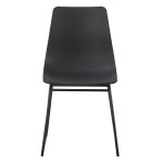 ΚΑΡΕΚΛΑ ΤΡΑΠΕΖΑΡΙΑΣ HYGGE HM18484 02 ΠΟΛΥΠΡΟΠΥΛΕΝΙΟ ΜΕΤΑΛΛΟ ΣΕ ΜΑΥΡΟ 42x44x77Υεκ c560754