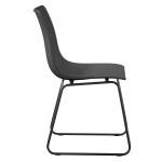 ΚΑΡΕΚΛΑ ΤΡΑΠΕΖΑΡΙΑΣ HYGGE HM18484 02 ΠΟΛΥΠΡΟΠΥΛΕΝΙΟ ΜΕΤΑΛΛΟ ΣΕ ΜΑΥΡΟ 42x44x77Υεκ c560754