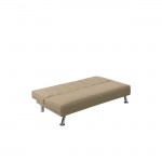 EUROPA Καναπές Κρεβάτι 176x82x80 cm Ύφασμα Μπεζ c56096
