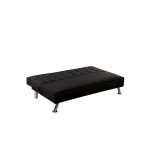 EUROPA Καναπές Κρεβάτι 176x82x80 cm Ύφασμα Μαύρο c56097