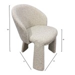 ΚΑΡΕΚΛΑ ΤΡΑΠΕΖΑΡΙΑΣ BUSEL HM18474 02 ΜΠΕΖ ΥΦΑΣΜΑ 55x60x80Υεκ c561192