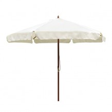 Ομπρέλα επαγγελματική 2 30μ με ξύλινο σκελετό μπεζ c56314