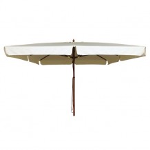 Ομπρέλα επαγγελματική 3x3m με ξύλινο σκελετό μπεζ c56315