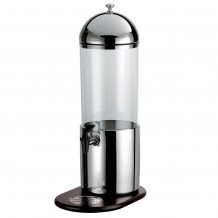 Διανεμητής χυμού 8 lt, Ψυχόμενος με ξύλινη βάση & πλαστική βρύση 24.5x36.5x65cm c56549