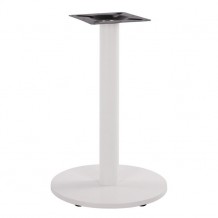 Βάση μεταλλική λευκή ματ Φ45x72Υεκ με ρεγουλατόρους c56672