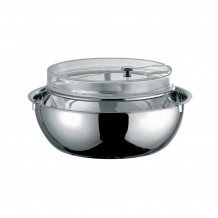 Ψυχώμενο μπωλ φρούτων 23cm, ακρυλικό με καπάκι και βάση ανοξείδωτη 28cm c57012 Ψυχώμενο μπωλ φρούτων 23cm, ακρυλικό με καπάκι και βάση ανοξείδωτη 28cm c57012