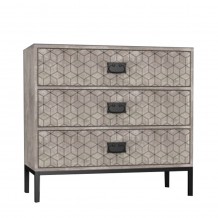RUBIK κομότα 3 συρτάρια OAK με PATTERN 80x40xH80cm c57036 RUBIK κομότα 3 συρτάρια OAK με PATTERN 80x40xH80cm c57036