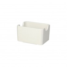 Σετ 12 ζαχαριέρες μελαμίνης, Λευκές, 9x6cm c57052 Σετ 12 ζαχαριέρες μελαμίνης, Λευκές, 9x6cm c57052