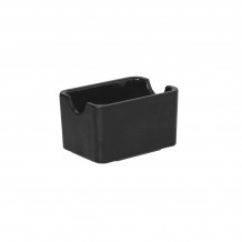 Σετ 12 ζαχαριέρες μελαμίνης, Μαύρες, 9x6cm c57053 Σετ 12 ζαχαριέρες μελαμίνης, Μαύρες, 9x6cm c57053