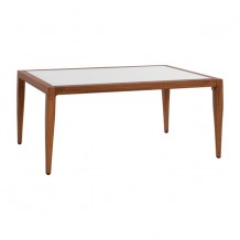 Τραπέζι αλουμινίου BAMBOO LOOK με γυαλί 100Χ58Χ46 c57119 Τραπέζι αλουμινίου BAMBOO LOOK με γυαλί 100Χ58Χ46 c57119
