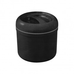 Παγοδιατηρητής μαύρος πλαστικός, άθραυστος, βιδωτό καπάκι,  4.25Lt, με σχάρα c57261