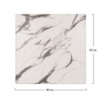 Επιφάνεια τραπεζιού WERZALIT 80Χ80 MARBLE WHITE GREY 5657 HM5231 11 c58022