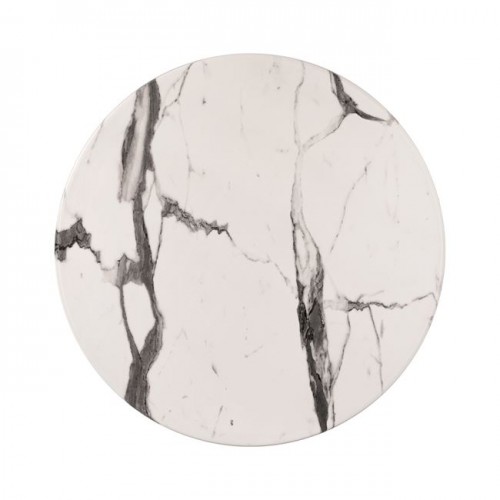 Επιφάνεια τραπεζιού WERZALIT Φ60 MARBLE WHITE GREY 5657 HM5227 11 c58030