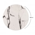 Επιφάνεια τραπεζιού WERZALIT Φ60 MARBLE WHITE GREY 5657 HM5227 11 c58030