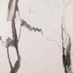 Επιφάνεια τραπεζιού WERZALIT Φ60 MARBLE WHITE GREY 5657 HM5227 11 c58030