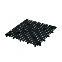 Bar Mat Συνδέσιμα, Τετράγωνα, Μαύρα 33x33cm c58290