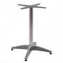 Βάση αλουμινίου 4νυχη 65Χ65X70εκ με σταυρό 48Χ48εκ HM448 01 χρωμίου c58624