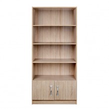 Βιβλιοθήκη SONAMA ασημί HM10146 01 80X35X180εκ c58640 Βιβλιοθήκη SONAMA ασημί HM10146 01 80X35X180εκ c58640
