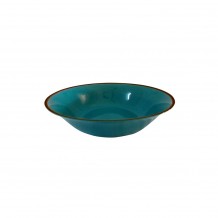 Σετ 6 μπωλ πορσελάνης, 23cm, κυπαρισσί με ρίγα, σειρά OPERA c58676 Σετ 6 μπωλ πορσελάνης, 23cm, κυπαρισσί με ρίγα, σειρά OPERA c58676