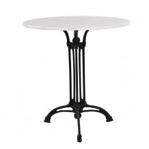 Τραπέζι με 3νυχη βάση από μαντέμι HM5609 με μάρμαρο Φ60 c59189 Τραπέζι με 3νυχη βάση από μαντέμι HM5609 με μάρμαρο Φ60 c59189