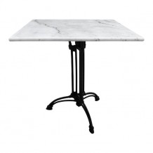 Τραπέζι με 3ΝΥΧΗ βάση από μαντέμι HM5611 με μάρμαρο 70Χ70Χ71Υεκ c59191