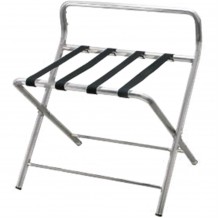 Aναδιπλούμενη μπαγκαζιέρα με πλάτη, INOX Mirror, 55x50x70cm c59281 