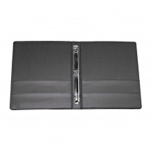 Ντοσιέ δερματίνης μαύρο, 32x24x4cm c59348