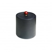 Παγοθήκη δερματίνης μαύρη, 14.5x20cm c59350