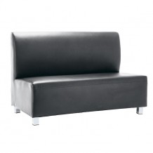 BANDY Καναπές 2 θέσιος 130x71x88cm Pu Γκρι c59506 BANDY Καναπές 2 θέσιος 130x71x88cm Pu Γκρι c59506