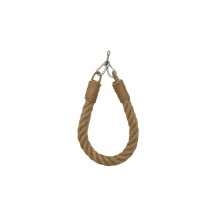 Κρεμάστρα χαρτοθήκη τοίχου PWF 0226 μεταλλική με σχοινί 12x3x38εκ c59516