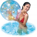 Transparent Glitter Beach Balls 58070 c59824