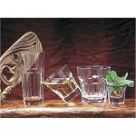 Σετ 12 γυάλινα ποτήρια ουίσκι κοντά 23cl 8.3x8.6cm σειρά MAROCCO c59881