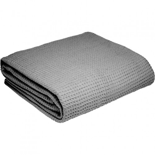 Κουβέρτα πικέ διπλή γκρι 230x250cm c59981