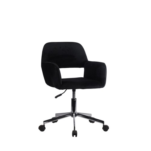IDOLS καρέκλα γραφείου μαύρη 56 5x54 5xH76 88cm c60016