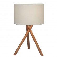 TRIPLE ΦΩΤΙΣΤΙΚΟ ΕΠΙΤΡΑΠΕΖΙΟ ΞΥΛΟ ΑΚΑΚΙΑ ΛΕΥΚΟ Δ38xΥ66cm c60403