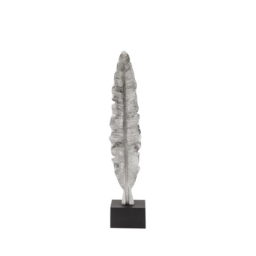 FEATHERS ΔΙΑΚΟΣΜΗΤΙΚΟ ΦΤΕΡΟ POLYRESIN ΑΣΗΜΙ 11x11xΥ58cm c60635