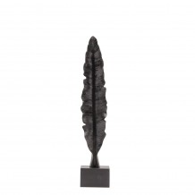 FEATHERS ΔΙΑΚΟΣΜΗΤΙΚΟ ΦΤΕΡΟ POLYRESIN ΜΑΥΡΟ 11x11xY58cm c60875