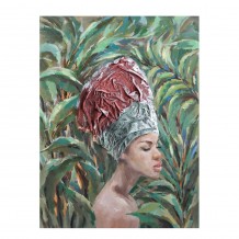 JUNGLE LADY HANDMADE ΠΙΝΑΚΑΣ 76x100x3 5cm c61230 JUNGLE LADY HANDMADE ΠΙΝΑΚΑΣ 76x100x3 5cm c61230