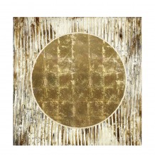 CYCLOS ΠΙΝΑΚΑΣ ΧΡΥΣΟΣ ΜΕ ΜΑΥΡΗ ΚΟΡΝΙΖΑ 80x80cm c61321 CYCLOS ΠΙΝΑΚΑΣ ΧΡΥΣΟΣ ΜΕ ΜΑΥΡΗ ΚΟΡΝΙΖΑ 80x80cm c61321