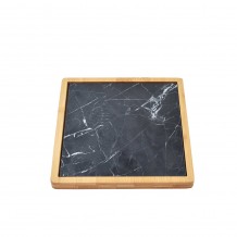 BILBAO ΔΙΣΚΟΣ ΣΕΡΒΙΡΙΣΜΑΤΟΣ ΜΑΥΡΟ ΜΑΡΜΑΡΟ BAMBOO 17x17cm c61613 BILBAO ΔΙΣΚΟΣ ΣΕΡΒΙΡΙΣΜΑΤΟΣ ΜΑΥΡΟ ΜΑΡΜΑΡΟ BAMBOO 17x17cm c61613
